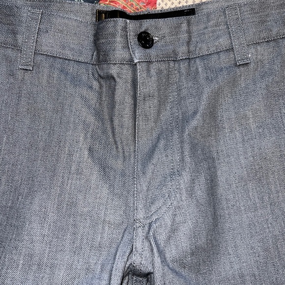 Dolce & Gabana grey stretch straight jeans 14 gold or size 40 waist - Picture 6 of 12